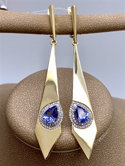 *Серьги Танзанит цв Лимонное арт. 2-307918-00-31-788 (вес 9,02 г) - фото 327095 *Серьги Танзанит цв Лимонное арт. 2-307918-00-31-788 (вес 9,02 г) - фото 327095