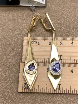 *Серьги Танзанит цв Лимонное арт. 2-307918-00-31-788 (вес 9,02 г) - фото 327098 *Серьги Танзанит цв Лимонное арт. 2-307918-00-31-788 (вес 9,02 г) - фото 327098