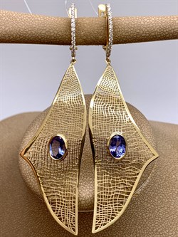 *Серьги Танзанит цв Лимонное арт. 2-000-005-31-515 (вес 6,8 г) - фото 327102 *Серьги Танзанит цв Лимонное арт. 2-000-005-31-515 (вес 6,8 г) - фото 327102