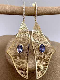 *Серьги Танзанит цв Лимонное арт. 2-000-005-31-515 (вес 6,8 г) - фото 327105 *Серьги Танзанит цв Лимонное арт. 2-000-005-31-515 (вес 6,8 г) - фото 327105