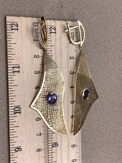 *Серьги Танзанит цв Лимонное арт. 2-000-005-31-515 (вес 6,8 г) - фото 327108 *Серьги Танзанит цв Лимонное арт. 2-000-005-31-515 (вес 6,8 г) - фото 327108