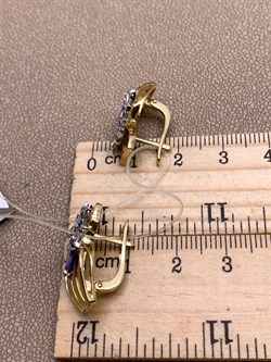 *Серьги Танзанит цв Лимонное арт. 2-507927-00-31-064 (вес 8,17 г) - фото 327143