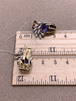 *Серьги Танзанит цв Лимонное арт. 2-507927-00-31-064 (вес 8,17 г) - фото 327144