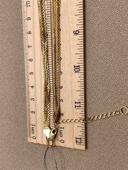 *Шейное украшение р.40-45 Якорь 6 рядов арт. 8100469-С883-01-(40-45)-704 Вес 8,88 г - фото 327387 *Шейное украшение р.40-45 Якорь 6 рядов арт. 8100469-С883-01-(40-45)-704 Вес 8,88 г - фото 327387
