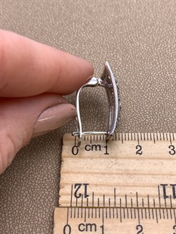 *Серьги Марказит арт. HE884-983 вес 6.13 г - фото 327529