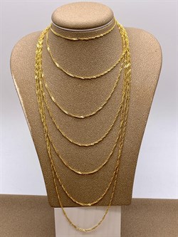 *Шейное украшение р.40-45 Сингапур 7 рядов арт. 8100480-С883-01-918 Вес 11,46 г - фото 327607 *Шейное украшение р.40-45 Сингапур 7 рядов арт. 8100480-С883-01-918 Вес 11,46 г - фото 327607