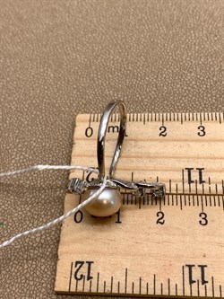 *Кольцо р.18,5 Персиковый Жемчуг д.9,5*10мм арт. 1.0406.0.b-162 Вес 3,39 г - фото 327649 *Кольцо р.18,5 Персиковый Жемчуг д.9,5*10мм арт. 1.0406.0.b-162 Вес 3,39 г - фото 327649