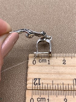 *Серьги Марказит арт. HE1322-272 Вес 7,84 г - фото 327792 *Серьги Марказит арт. HE1322-272 Вес 7,84 г - фото 327792