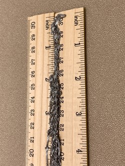 *Шейное украшение р.40-45 Сингапур 7 рядов арт. 8100480-С888-01-446 Вес 11,59 г - фото 328020