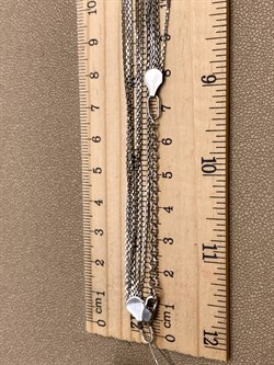 Шейное украшение р.55-60 Якорь 6 рядов арт. 8100469-С888-01-972 Вес 11,44 г - фото 328031