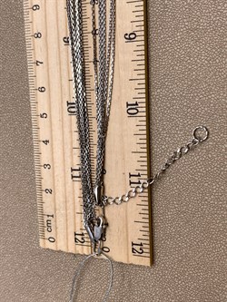 Шейное украшение р.40-45 Якорь 6 рядов арт. 8100469-С888-01-602 Вес 8,1 г - фото 328045 Шейное украшение р.40-45 Якорь 6 рядов арт. 8100469-С888-01-602 Вес 8,1 г - фото 328045