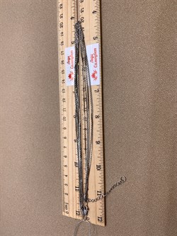 Шейное украшение р.40-45 Якорь 6 рядов арт. 8100469-С888-01-602 Вес 8,1 г - фото 328046 Шейное украшение р.40-45 Якорь 6 рядов арт. 8100469-С888-01-602 Вес 8,1 г - фото 328046