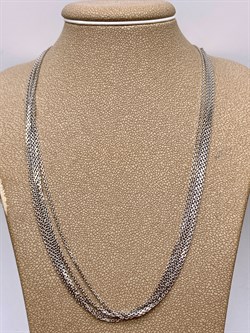 Шейное украшение р.60-65 Якорь 6 рядов арт. 8100469-С888-01-965 Вес 12,46 г - фото 328056 Шейное украшение р.60-65 Якорь 6 рядов арт. 8100469-С888-01-965 Вес 12,46 г - фото 328056