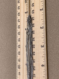 Шейное украшение р.50-55 Якорь 6 рядов арт. 8100469-С888-01-975 Вес 10,65 г - фото 328058