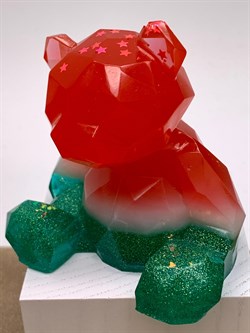 Сувенир Мишка Арбузный арт 191224 вес 67,34 гр Украшение для интерьера Ручная работа - фото 328108 Сувенир Мишка Арбузный арт 191224 вес 67,34 гр Украшение для интерьера Ручная работа - фото 328108