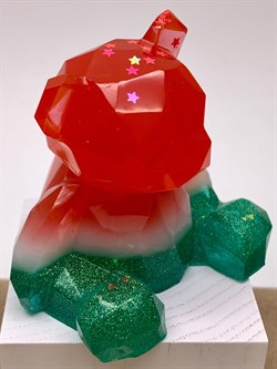 Сувенир Мишка Арбузный арт 191224 вес 67,34 гр Украшение для интерьера Ручная работа - фото 328109 Сувенир Мишка Арбузный арт 191224 вес 67,34 гр Украшение для интерьера Ручная работа - фото 328109