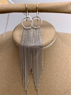 *Серьги Бахрома Петли Якорь 13 рядов арт. НС 22-352-3-448 Вес 7,68 г - фото 328134 *Серьги Бахрома Петли Якорь 13 рядов арт. НС 22-352-3-448 Вес 7,68 г - фото 328134