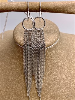 *Серьги Бахрома Петли Якорь 13 рядов арт. НС 22-352-3-448 Вес 7,68 г - фото 328135 *Серьги Бахрома Петли Якорь 13 рядов арт. НС 22-352-3-448 Вес 7,68 г - фото 328135