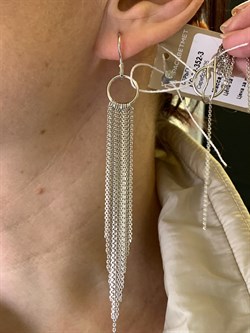 *Серьги Бахрома Петли Якорь 13 рядов арт. НС 22-352-3-448 Вес 7,68 г - фото 328136 *Серьги Бахрома Петли Якорь 13 рядов арт. НС 22-352-3-448 Вес 7,68 г - фото 328136