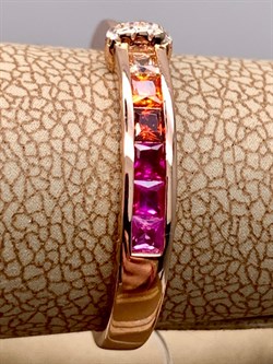 *Кольцо р.17,5 Фианит Микс шпинель синт арт. SL-R1478-3-X-G-W-X-M3-17,5-459 вес 2,1 г - фото 328330 *Кольцо р.17,5 Фианит Микс шпинель синт арт. SL-R1478-3-X-G-W-X-M3-17,5-459 вес 2,1 г - фото 328330