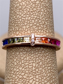 *Кольцо р.17,5 Фианит Микс шпинель синт арт. SL-R1478-3-X-G-W-X-M3-17,5-459 вес 2,1 г - фото 328331 *Кольцо р.17,5 Фианит Микс шпинель синт арт. SL-R1478-3-X-G-W-X-M3-17,5-459 вес 2,1 г - фото 328331