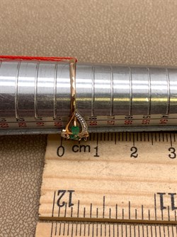 *Кольцо р.19 Изумруд цв Красное арт. 11283-101-743 (вес 1,38 г) - фото 329064 *Кольцо р.19 Изумруд цв Красное арт. 11283-101-743 (вес 1,38 г) - фото 329064