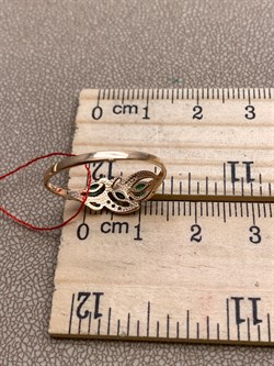 *Кольцо р.19 Изумруд цв Красное арт. 11283-101-743 (вес 1,38 г) - фото 329070 *Кольцо р.19 Изумруд цв Красное арт. 11283-101-743 (вес 1,38 г) - фото 329070