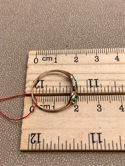 *Кольцо р.19 Изумруд цв Красное арт. 11283-101-743 (вес 1,38 г) - фото 329072 *Кольцо р.19 Изумруд цв Красное арт. 11283-101-743 (вес 1,38 г) - фото 329072