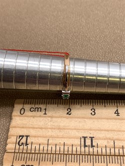 *Кольцо р.16,5 Изумруд цв Красное арт. 13825-101-494 (вес 1,33 г) - фото 329074