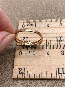 *Кольцо р.17,5 Изумруд цв Красное арт. 13540-101-177 (вес 1,6 г) - фото 329090 *Кольцо р.17,5 Изумруд цв Красное арт. 13540-101-177 (вес 1,6 г) - фото 329090