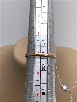 *Кольцо р.17,5 Изумруд цв Красное арт. 13534-101-422 (вес 1,84 г) - фото 329095