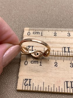 *Кольцо р.17,5 Изумруд цв Красное арт. 13534-101-422 (вес 1,84 г) - фото 329100