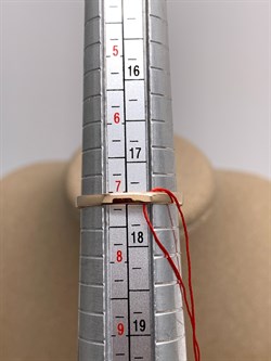 *Кольцо р.17,5 Изумруд цв Красное арт. 13081-101-372 (вес 2,09 г) - фото 329105