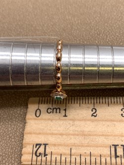 *Кольцо р.17 Изумруд цв Красное арт. 13032-101-254 (вес 1,48 г) - фото 329115