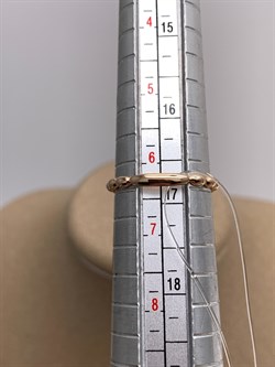 *Кольцо р.17 Изумруд цв Красное арт. 13032-101-254 (вес 1,48 г) - фото 329116