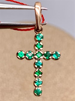 *Подвеска Изумруд цв Красное арт. 3246-101-071 (вес 0,8 г) - фото 329138 *Подвеска Изумруд цв Красное арт. 3246-101-071 (вес 0,8 г) - фото 329138