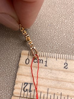 *Подвеска Изумруд цв Красное арт. 3246-101-417 (вес 0,86 г) - фото 329145