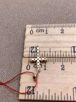 *Подвеска Изумруд цв Красное арт. 3246-101-417 (вес 0,86 г) - фото 329146