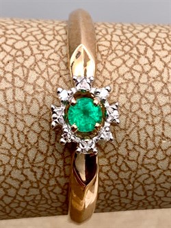 *Кольцо р.18,5 Изумруд цв Красное арт. 13624-101-308 (вес 1,41 г) - фото 329173 *Кольцо р.18,5 Изумруд цв Красное арт. 13624-101-308 (вес 1,41 г) - фото 329173