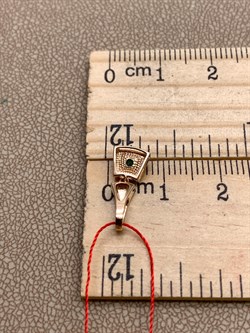 *Подвеска Изумруд цв Красное арт. 33541-101-216 (вес 0,86 г) - фото 329234 *Подвеска Изумруд цв Красное арт. 33541-101-216 (вес 0,86 г) - фото 329234