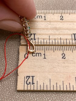 *Подвеска Изумруд цв Красное арт. 33481-101-981 (вес 1,27 г) - фото 329255 *Подвеска Изумруд цв Красное арт. 33481-101-981 (вес 1,27 г) - фото 329255