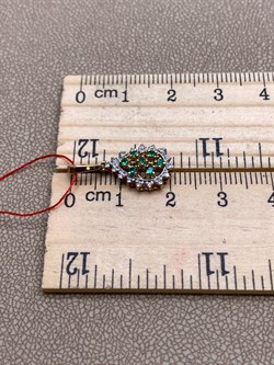 *Подвеска Изумруд цв Красное арт. 33481-101-981 (вес 1,27 г) - фото 329257 *Подвеска Изумруд цв Красное арт. 33481-101-981 (вес 1,27 г) - фото 329257