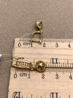 *Серьги Изумруд цв Лимонное арт. 24430-301-648 (вес 3,87 г) - фото 329290 *Серьги Изумруд цв Лимонное арт. 24430-301-648 (вес 3,87 г) - фото 329290