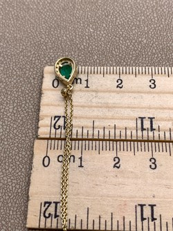 *Колье р.45 Изумруд цв Лимонное арт. 64586-301-366 (вес 2,46 г) - фото 329296 *Колье р.45 Изумруд цв Лимонное арт. 64586-301-366 (вес 2,46 г) - фото 329296