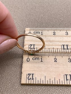 *Кольцо р.18 Изумруд цв Красное арт. 13484-101-749 (вес 1,19 г) - фото 329315 *Кольцо р.18 Изумруд цв Красное арт. 13484-101-749 (вес 1,19 г) - фото 329315