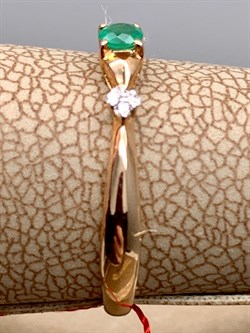 *Кольцо р.16,5 Изумруд цв Красное арт. 13484-101-045 (вес 1,12 г) - фото 329323 *Кольцо р.16,5 Изумруд цв Красное арт. 13484-101-045 (вес 1,12 г) - фото 329323