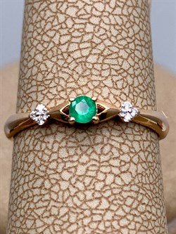 *Кольцо р.16,5 Изумруд цв Красное арт. 13484-101-045 (вес 1,12 г) - фото 329324 *Кольцо р.16,5 Изумруд цв Красное арт. 13484-101-045 (вес 1,12 г) - фото 329324