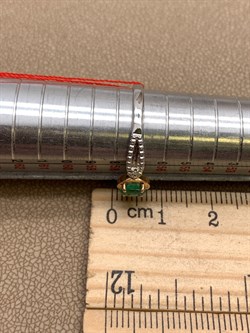 *Кольцо р.18,5 Изумруд цв Белое, цв Красное арт. 13545-201-026 (вес 1,79 г) - фото 329330 *Кольцо р.18,5 Изумруд цв Белое, цв Красное арт. 13545-201-026 (вес 1,79 г) - фото 329330