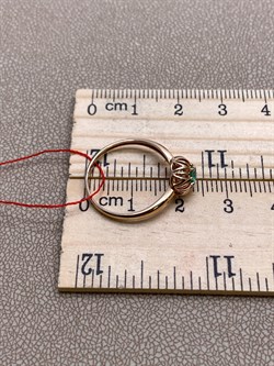 *Кольцо р.17,5 Изумруд цв Красное арт. 13597-101-564 (вес 1,62 г) - фото 329348 *Кольцо р.17,5 Изумруд цв Красное арт. 13597-101-564 (вес 1,62 г) - фото 329348