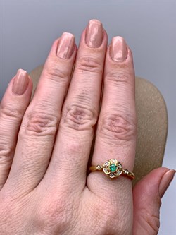 *Кольцо р.18 Изумруд цв Лимонное арт. 14430-301-570 (вес 2,27 г) - фото 329365 *Кольцо р.18 Изумруд цв Лимонное арт. 14430-301-570 (вес 2,27 г) - фото 329365